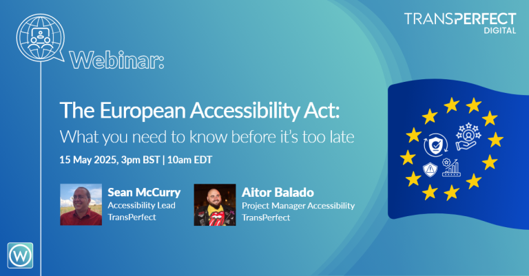 Webinar: The European Accessibility Act